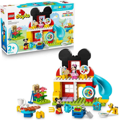 Toddler large-brick castle with game board, spinner and animal figures – view 3