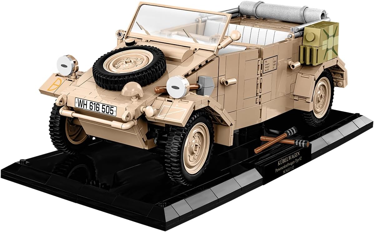 Second World War light military utility vehicle brick model