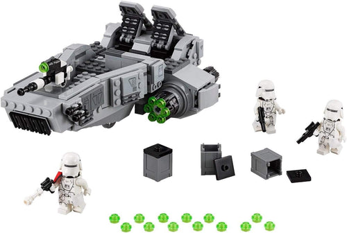 Brick-built armored snow speeder with rotating engines and stud shooters