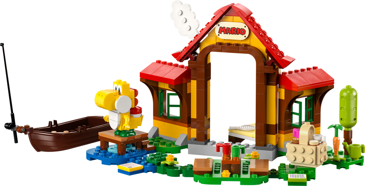 LEGO Super Mario Picnic at Mario's House Expansion Set 71422 Building Set (259 Pieces)