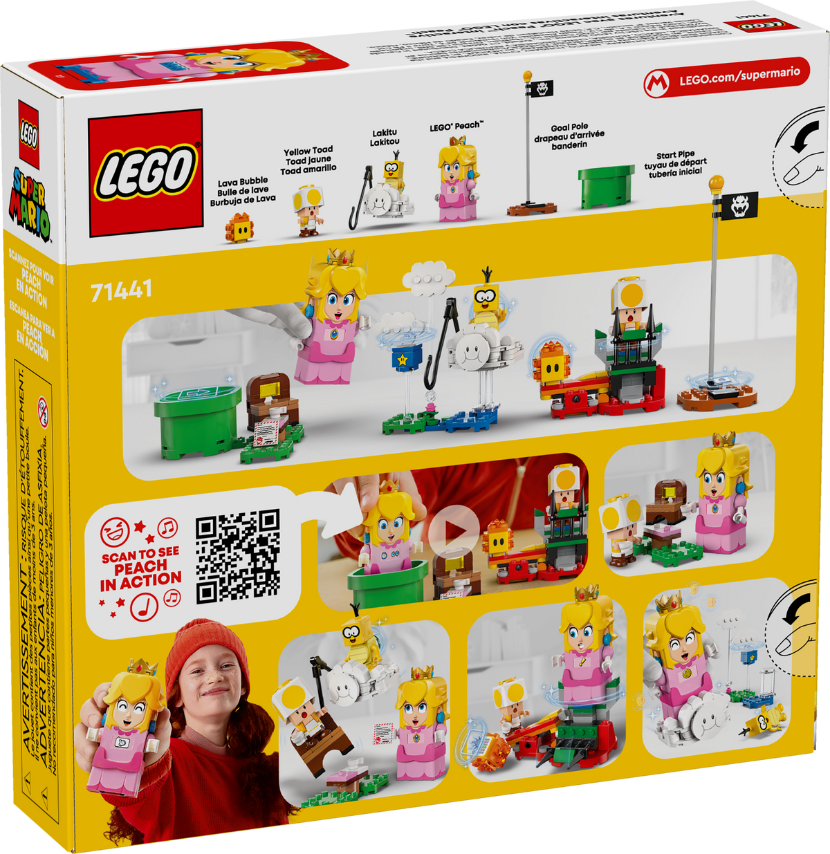 LEGO Super Mario Adventures with Interactive LEGO Peach Starter Set (208 Pieces) - View 9
