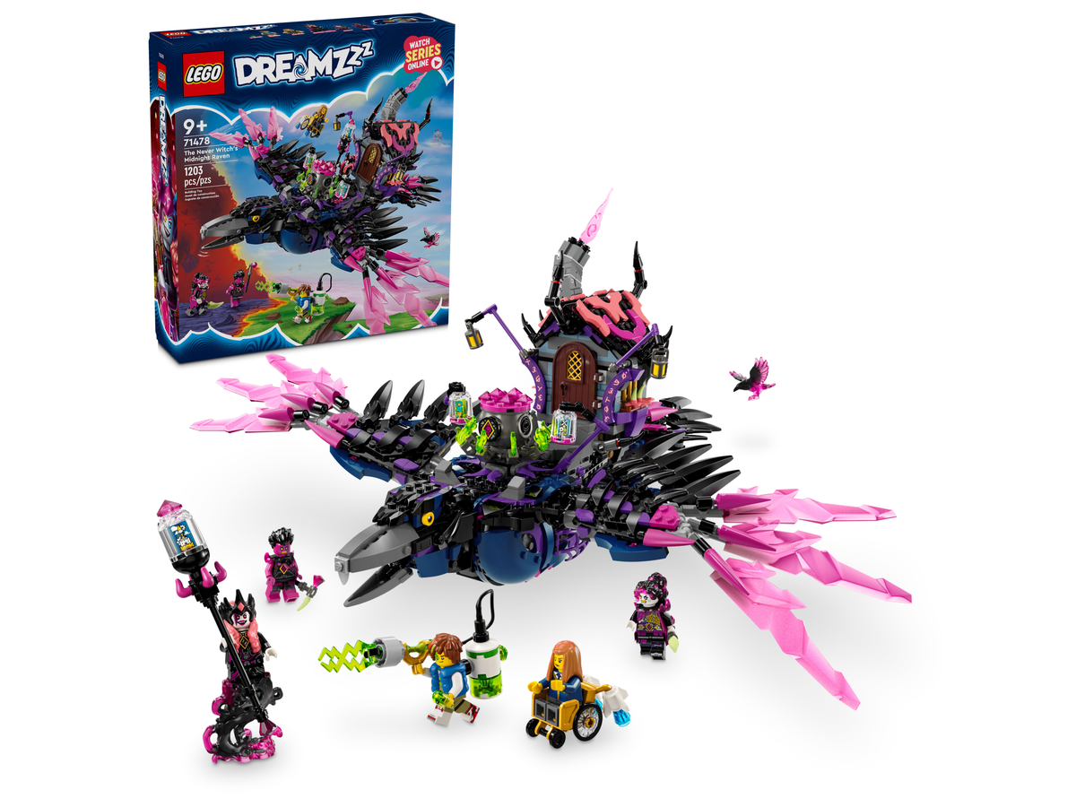 LEGO DREAMZzz The Never Witch's Midnight Raven 71478 Building Set (1,203 Pieces) - View 2