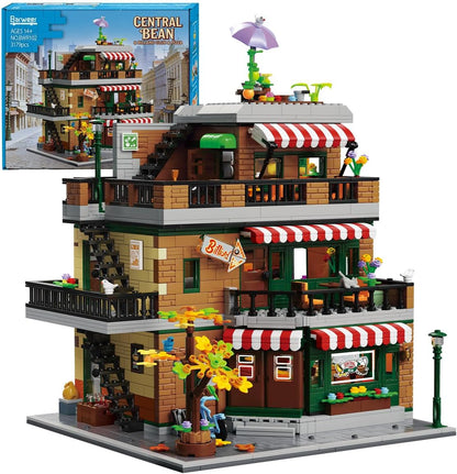 Brick-built western trading store and blacksmith shop with horse stable – view 4