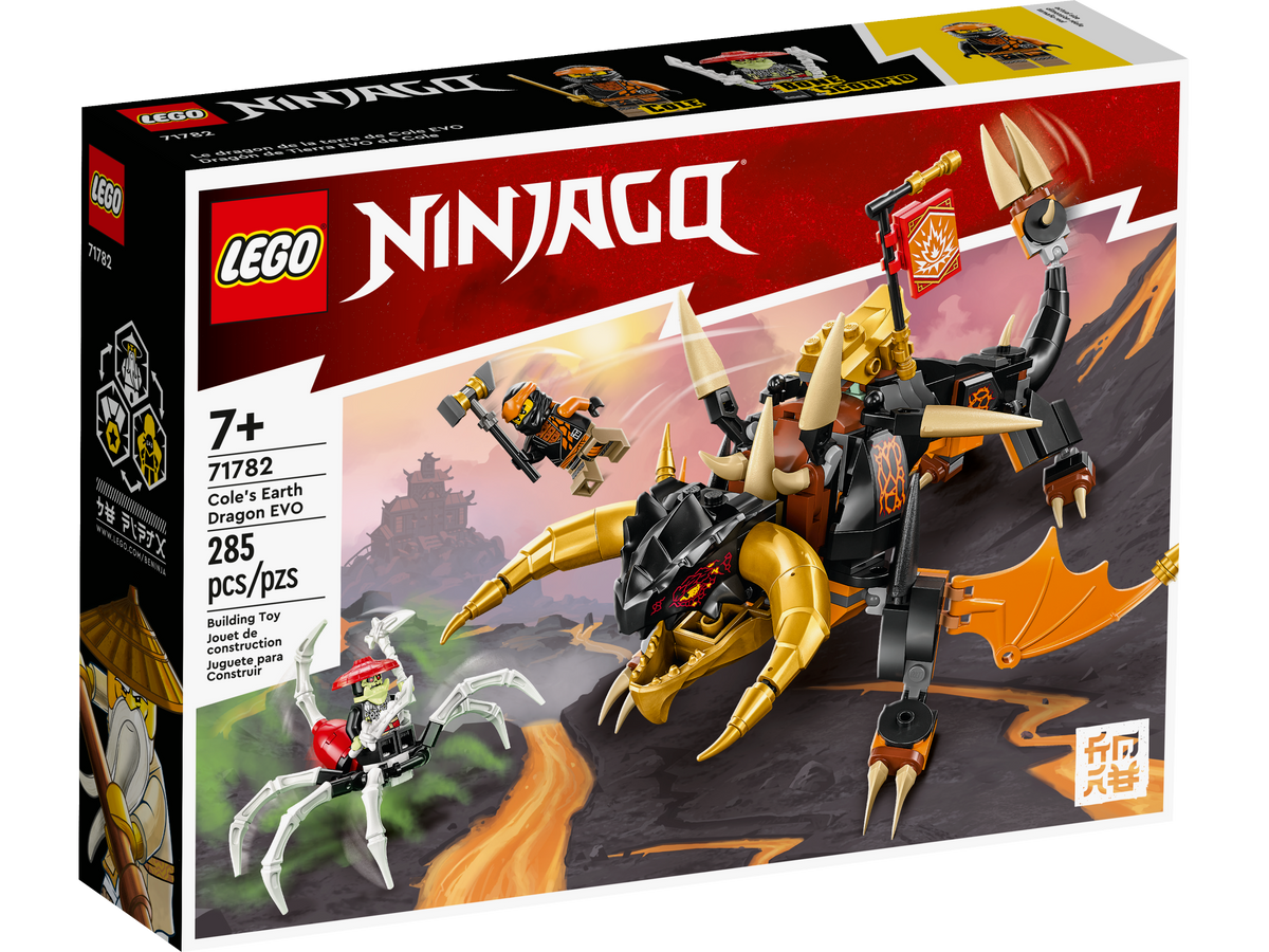 LEGO NINJAGO Cole's Earth Dragon EVO Building Set (285 Pieces, Ages 7+) - View 2