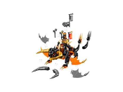 LEGO NINJAGO Cole's Earth Dragon EVO Building Set (285 Pieces, Ages 7+) - View 4
