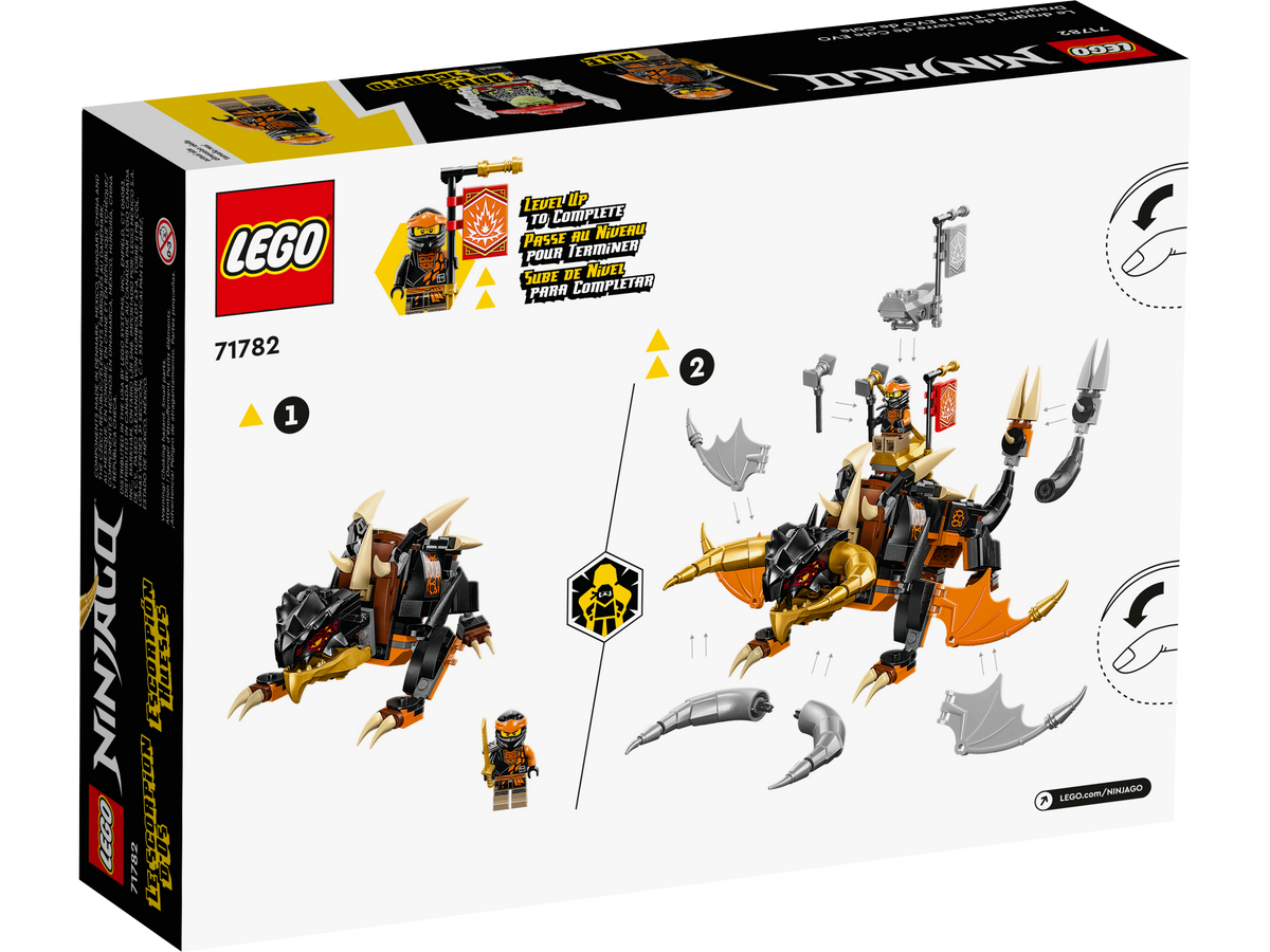 LEGO NINJAGO Cole's Earth Dragon EVO Building Set (285 Pieces, Ages 7+) - View 6