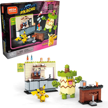Brick-built detective creature figure holding a magnifying glass – view 2