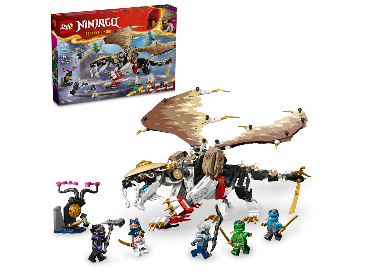 LEGO NINJAGO Egalt the Master Dragon 71809 Building Set (532 Pieces) - View 2