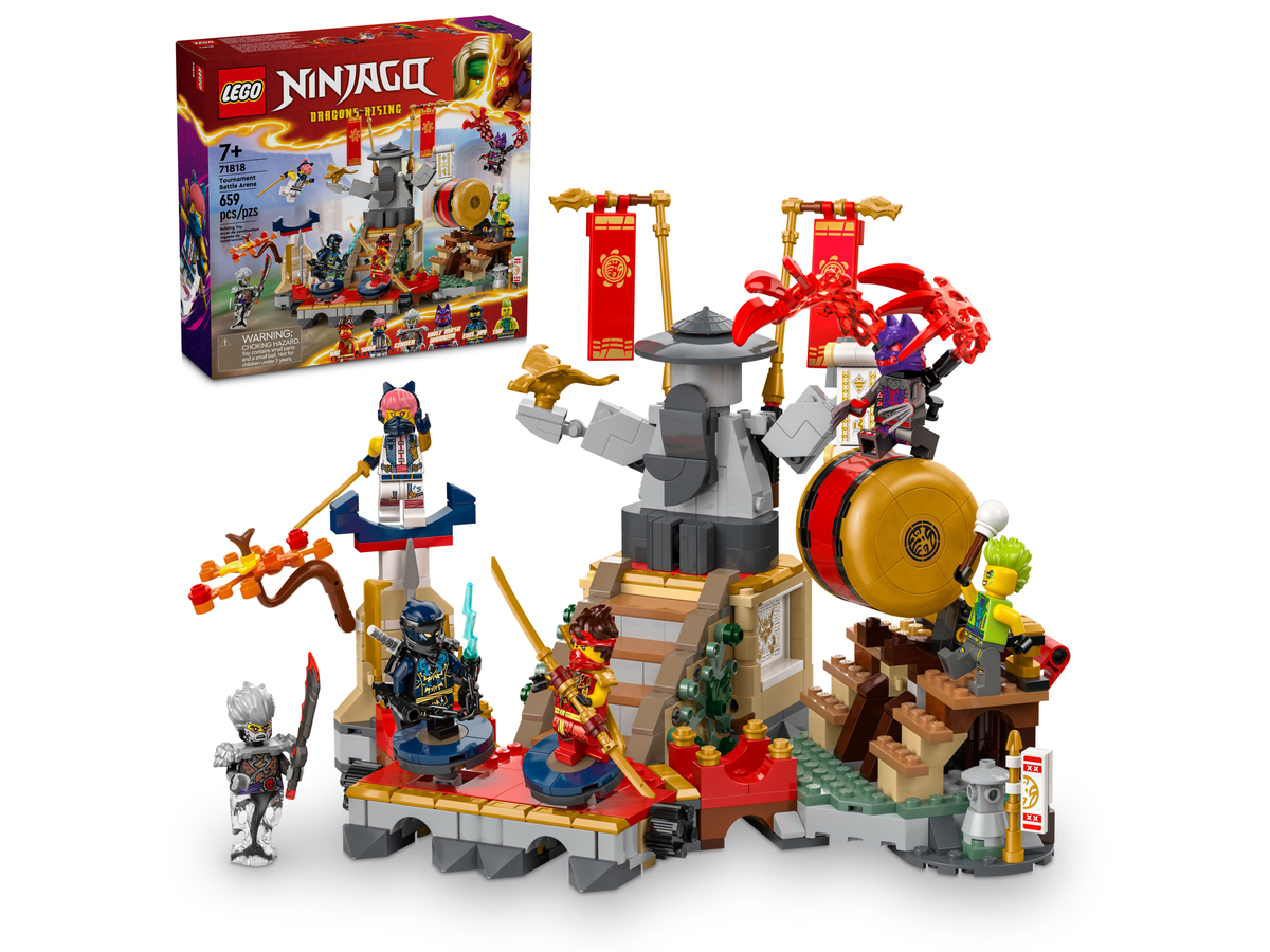 LEGO NINJAGO Tournament Battle Arena 71818 Building Set (659 Pieces) - View 2