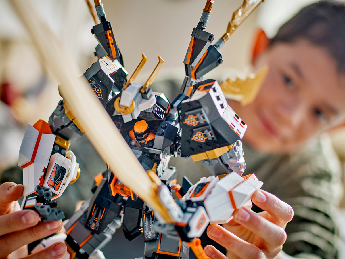 LEGO NINJAGO Cole's Titan Dragon Mech Building Set (1,055 Pieces, Ages 12+) - View 7