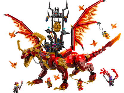 LEGO NINJAGO Source Dragon of Motion 71822 Building Set (1,716 Pieces)