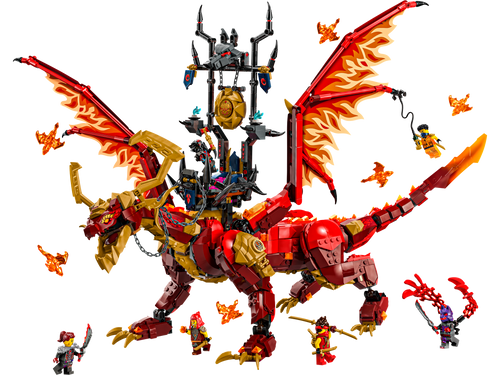 LEGO NINJAGO Source Dragon of Motion 71822 Building Set (1,716 Pieces)