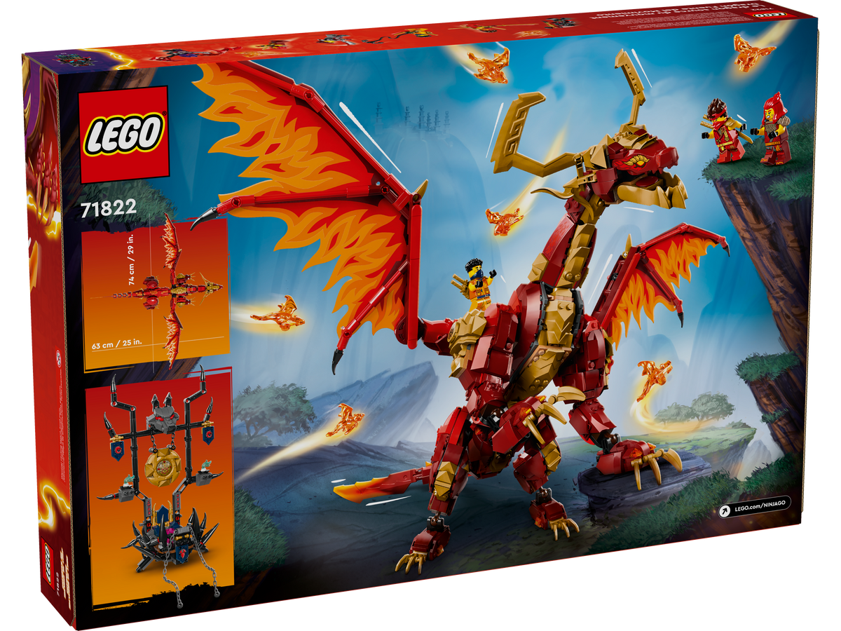 LEGO NINJAGO Source Dragon of Motion 71822 Building Set (1,716 Pieces) - View 6