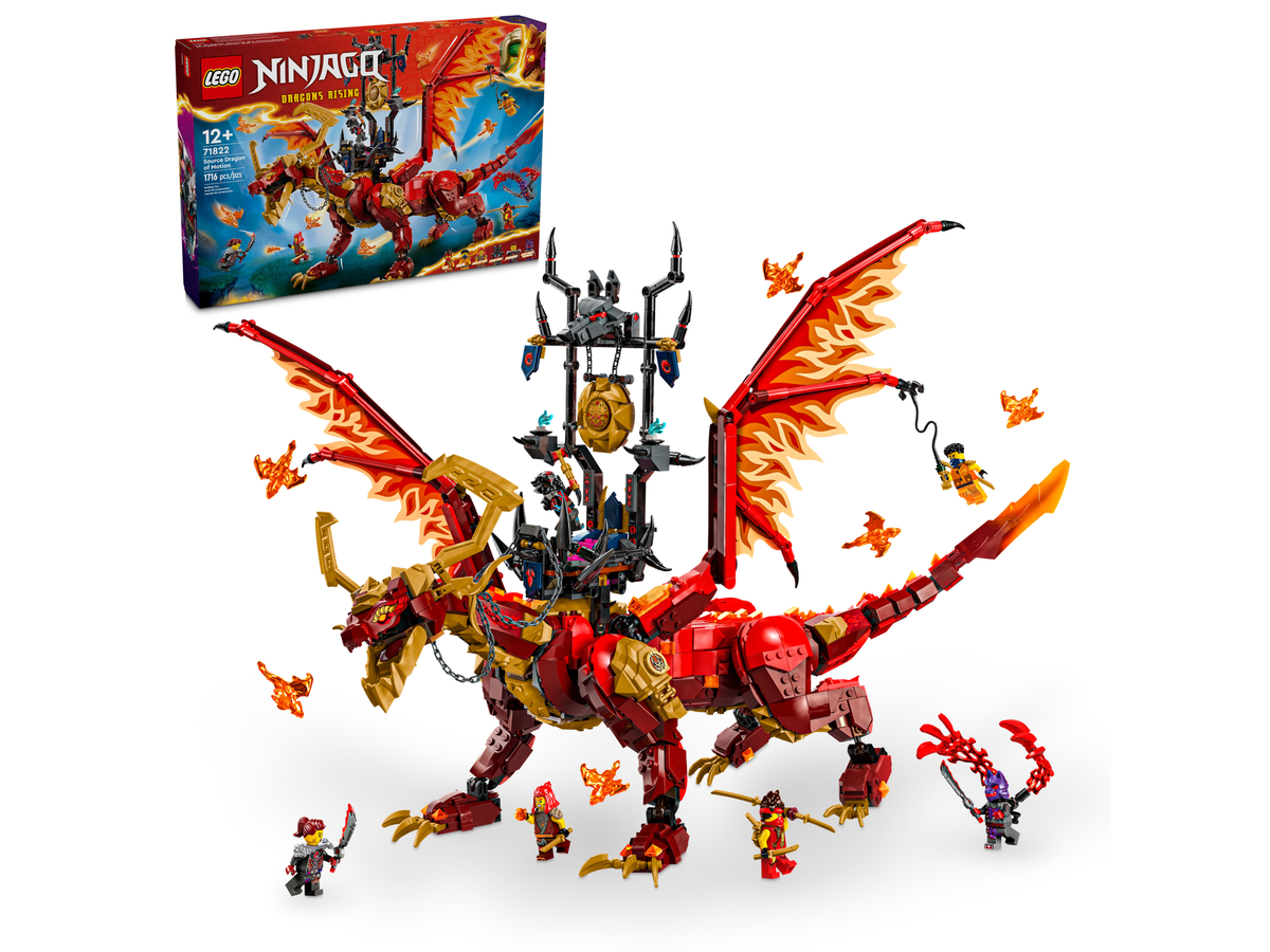 LEGO NINJAGO Source Dragon of Motion 71822 Building Set (1,716 Pieces) - View 2