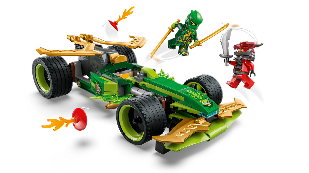 LEGO NINJAGO Lloyd's Pull-Back Race Car 71828 Building Set (181 Pieces) - View 3