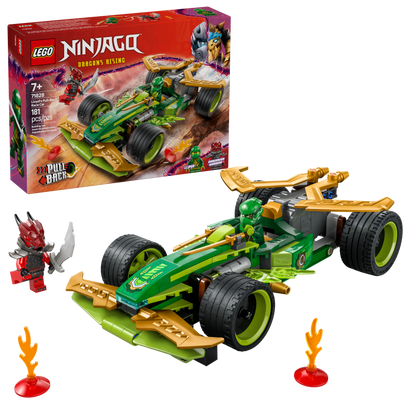LEGO NINJAGO Lloyd's Pull-Back Race Car 71828 Building Set (181 Pieces) - View 2