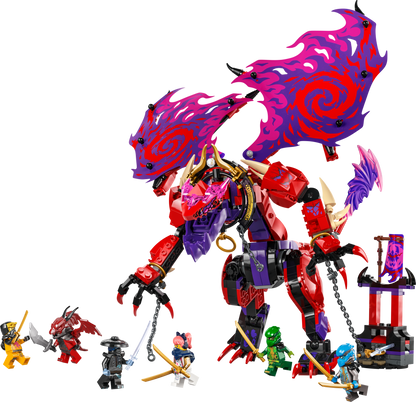LEGO NINJAGO Thunderfang Dragon of Chaos 71832 Building Set (668 Pieces)