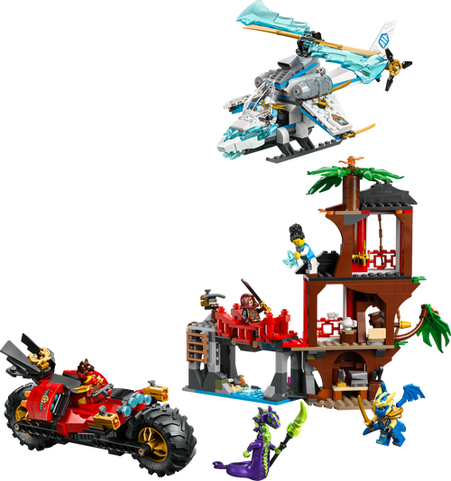 LEGO NINJAGO Ninja Vehicle Tree House Battle 71857 Building Set (642 Pieces)