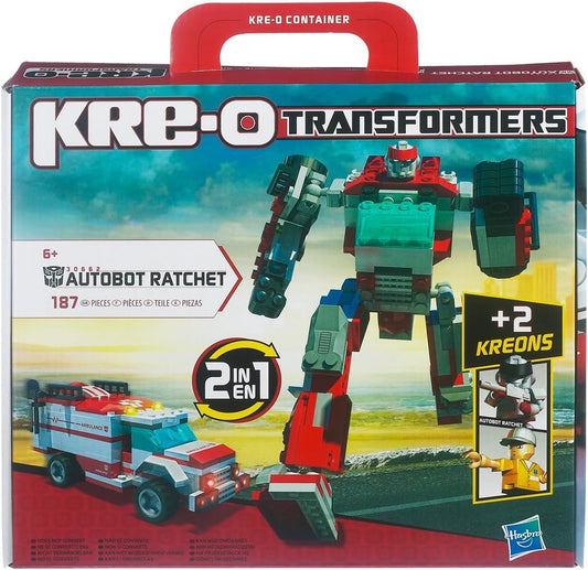 Built robot character brick figure standing upright
