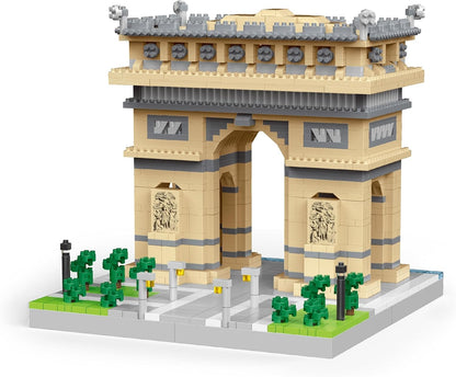 Micro brick model of the New York City skyline – view 3
