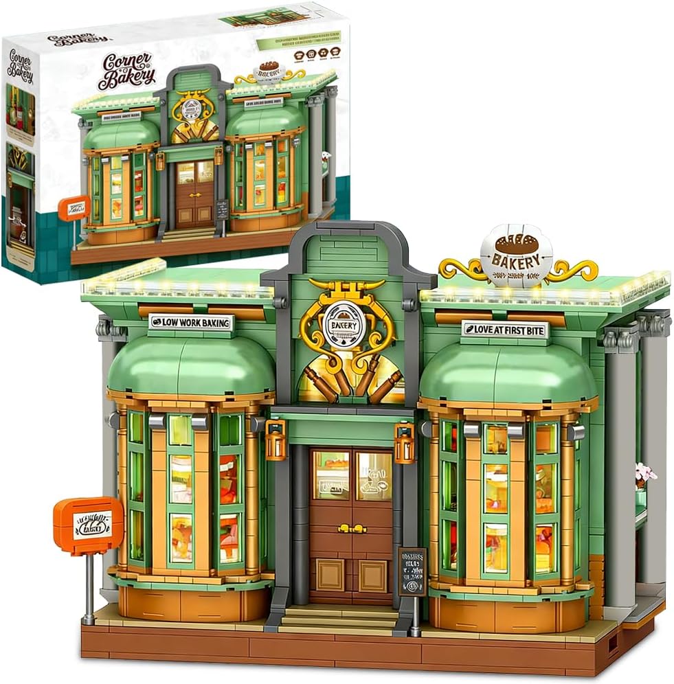 Brick-built Wild West saloon bar with wooden facade and balcony – view 2