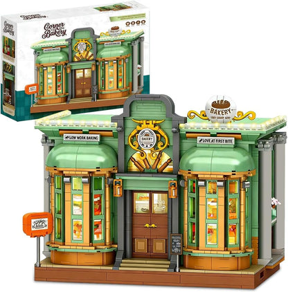 Brick-built Wild West saloon bar with wooden facade and balcony – view 2
