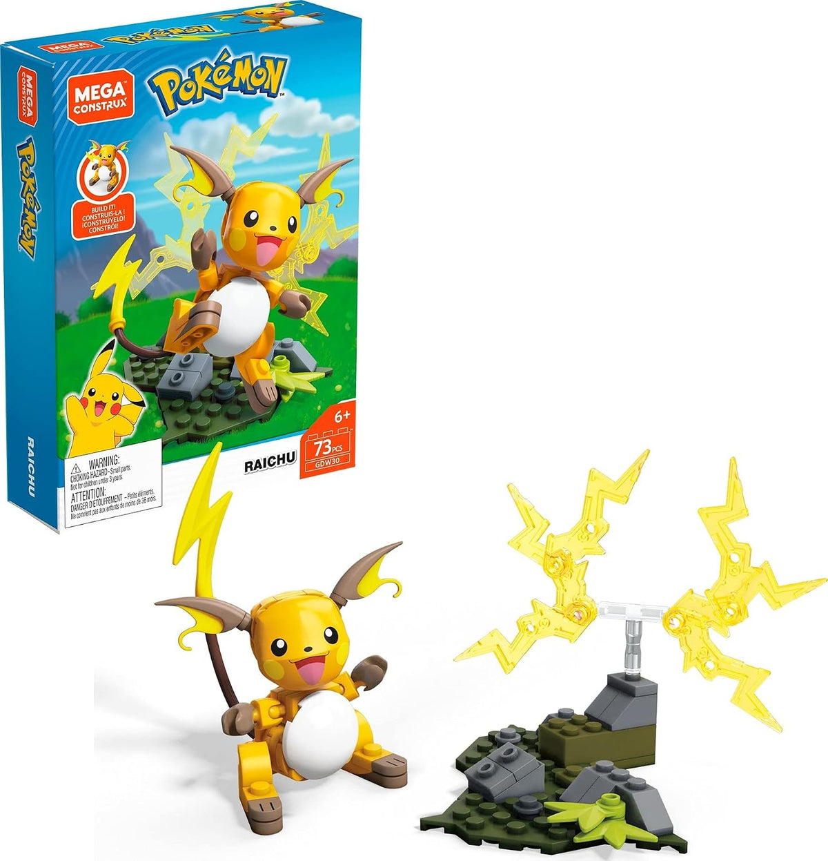 Small brick-built creature character figure – view 2