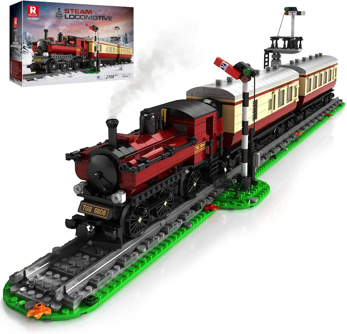 Brick-built classic British steam tank locomotive