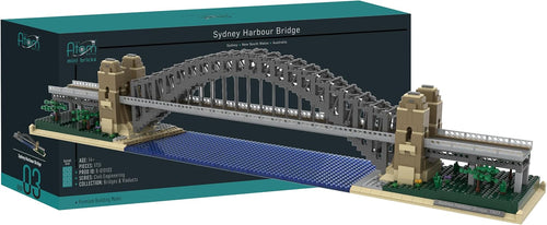 Sydney Harbour Bridge engineering brick model with arched span