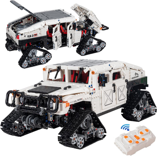 Large brick-built remote control off-road truck with front winch