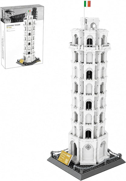 Red Golden Gate Bridge brick model with suspension towers and cables – view 6