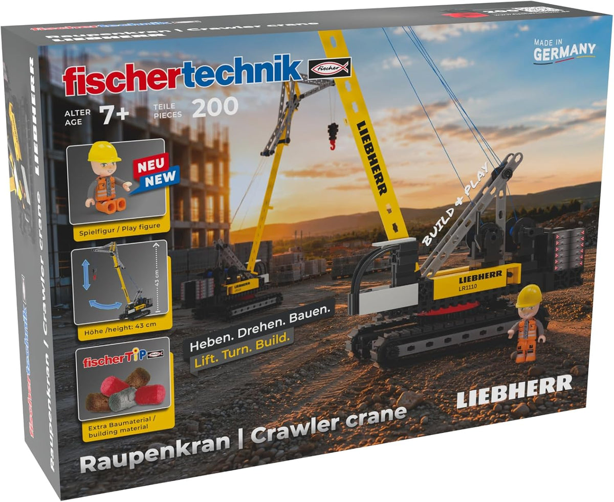 Model dump truck and telescopic loader built from a construction kit – view 2