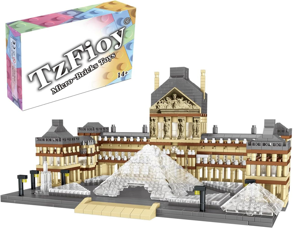Micro brick model of the Rome Colosseum with arched tiers – view 2