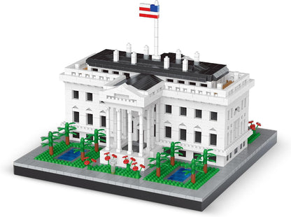 Micro brick model of the New York City skyline – view 2