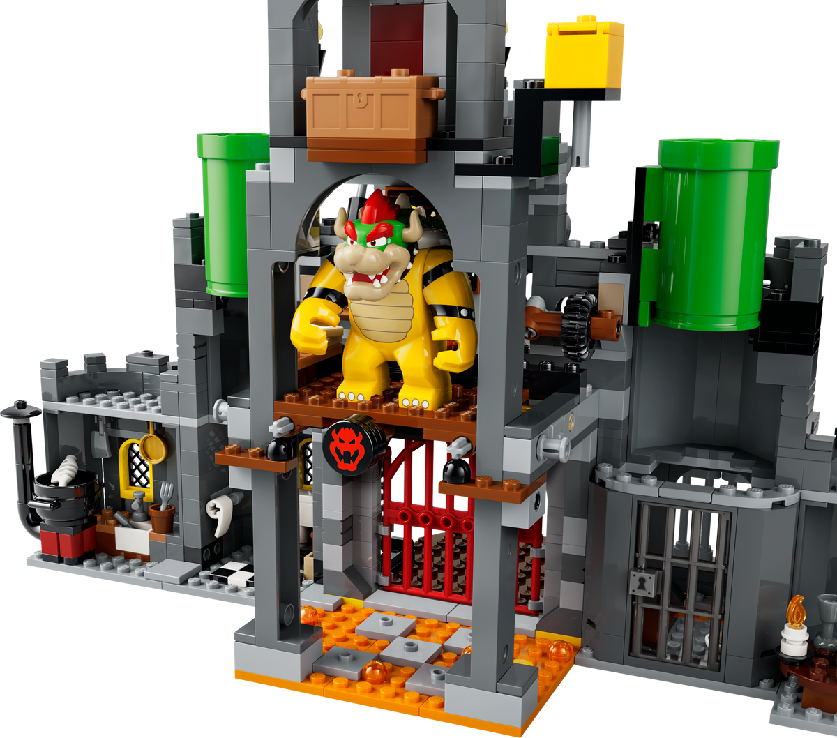 LEGO Super Mario Fire Mario & Bowser's Castle 72060 Building Set (850 Pieces) - View 4
