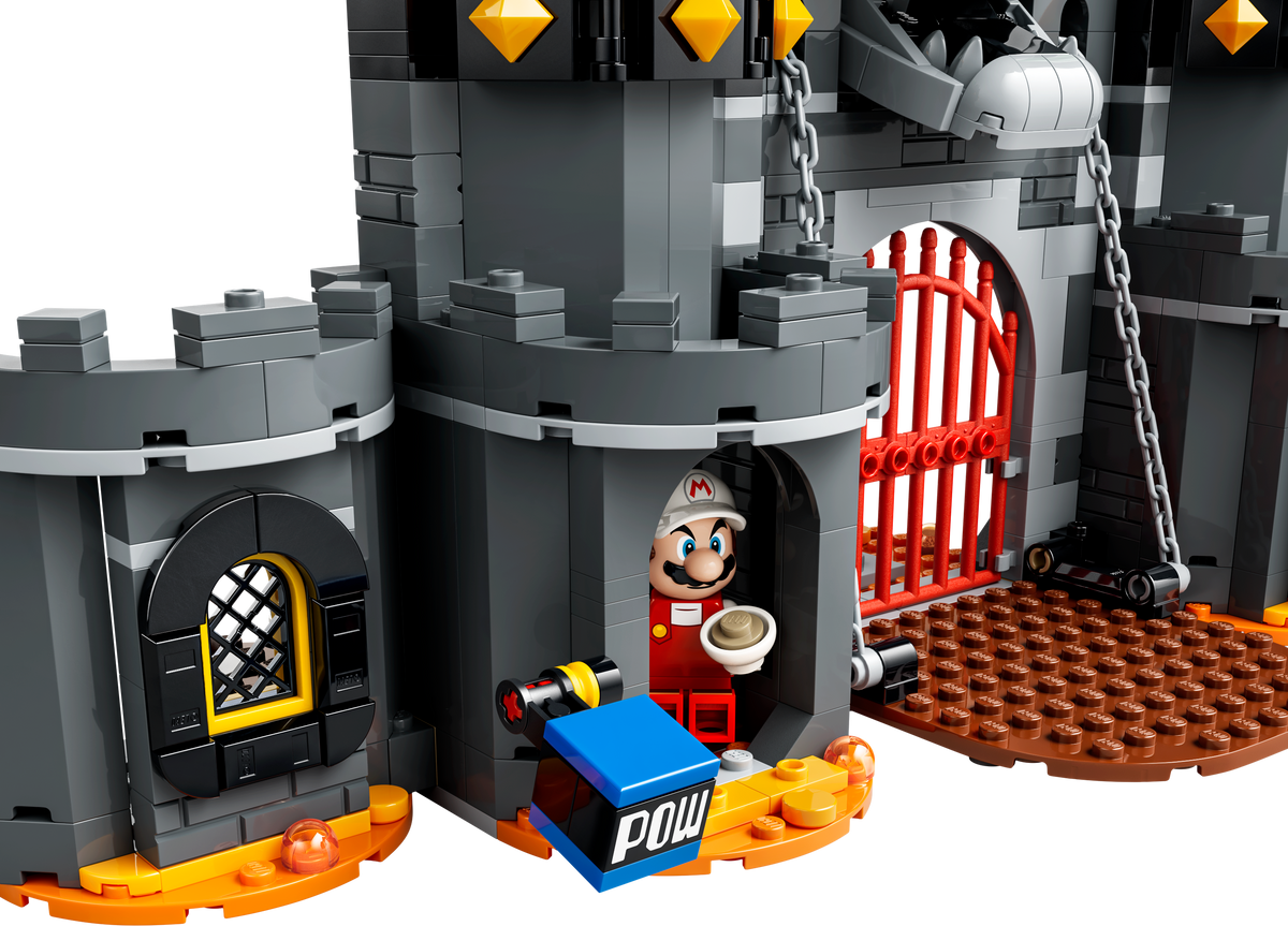 LEGO Super Mario Fire Mario & Bowser's Castle 72060 Building Set (850 Pieces) - View 7