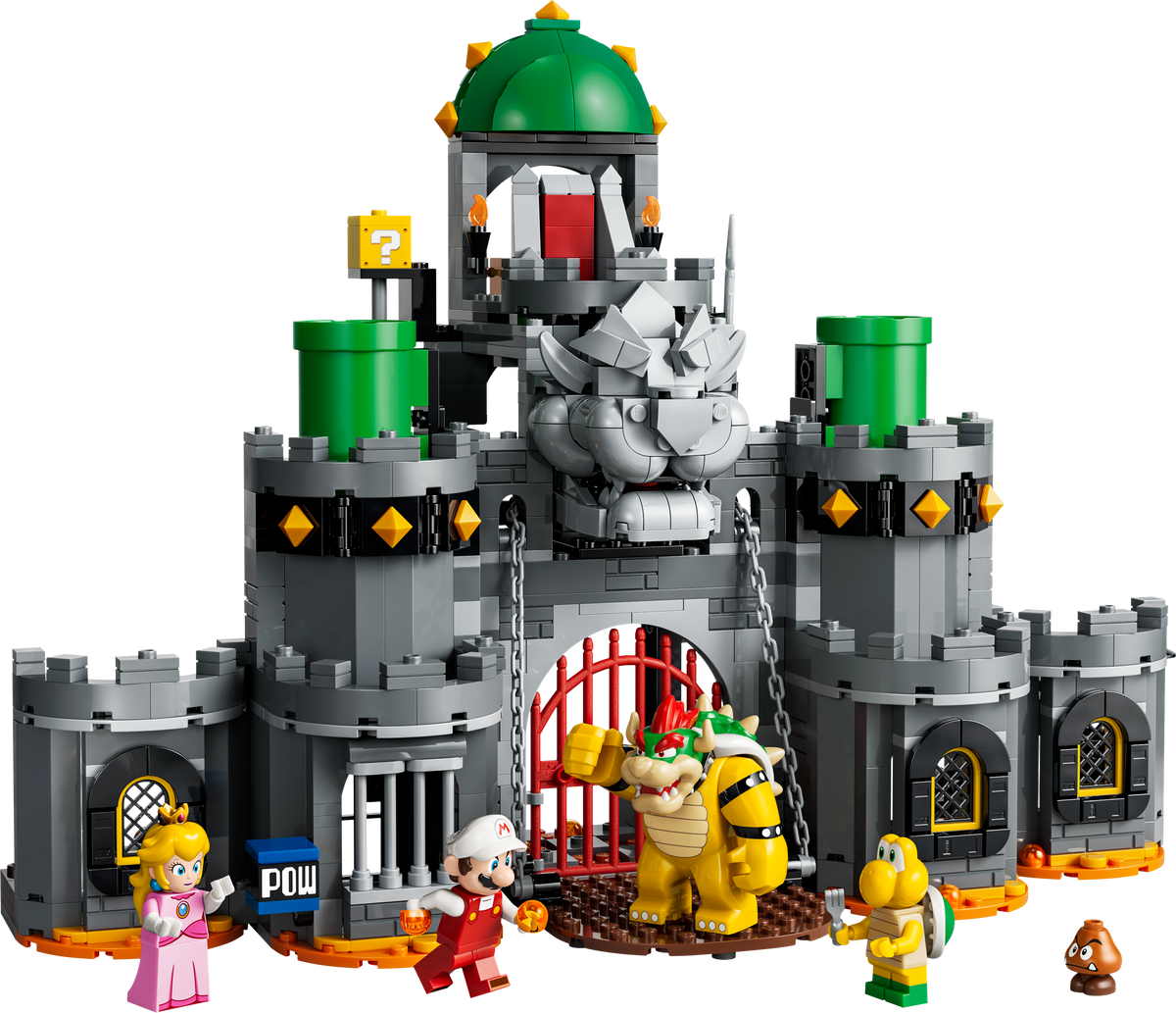 LEGO Super Mario Fire Mario & Bowser's Castle 72060 Building Set (850 Pieces)