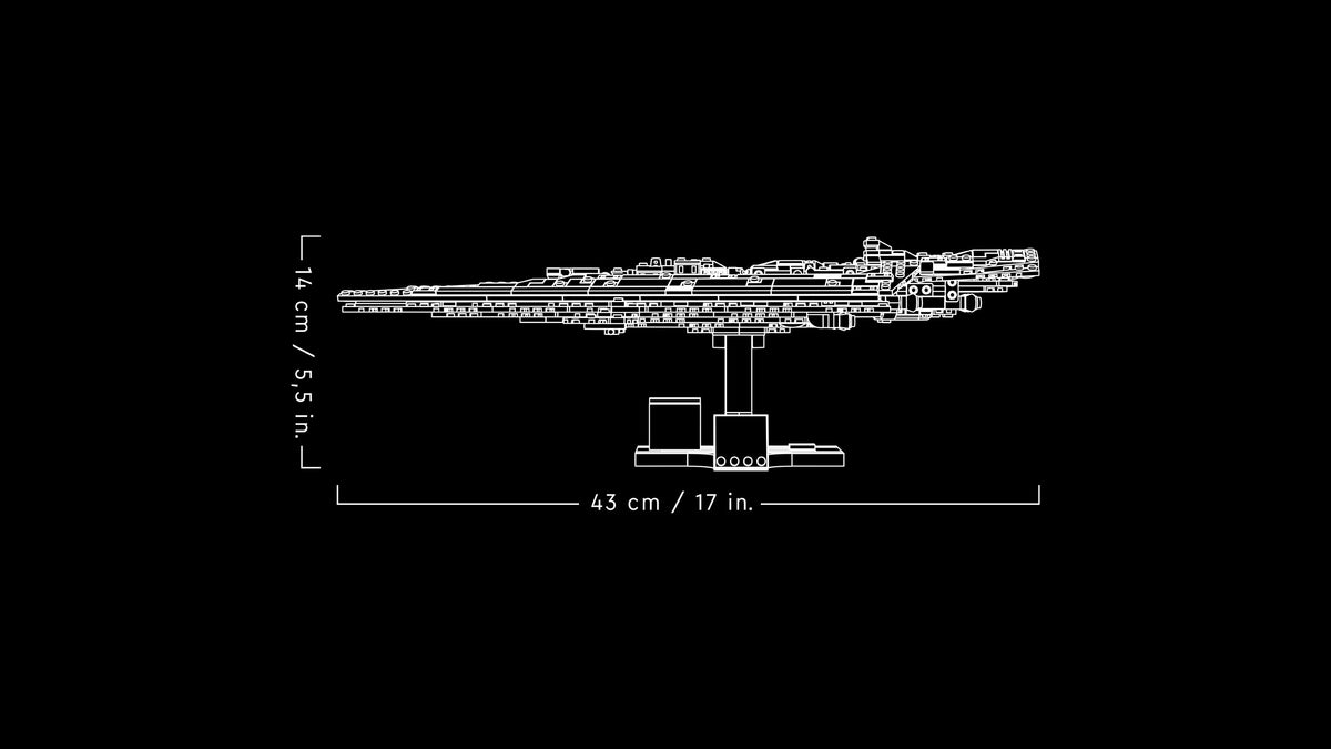 LEGO Star Wars Executor Super Star Destroyer 75356 Building Set for Adults (630 Pieces) - View 6