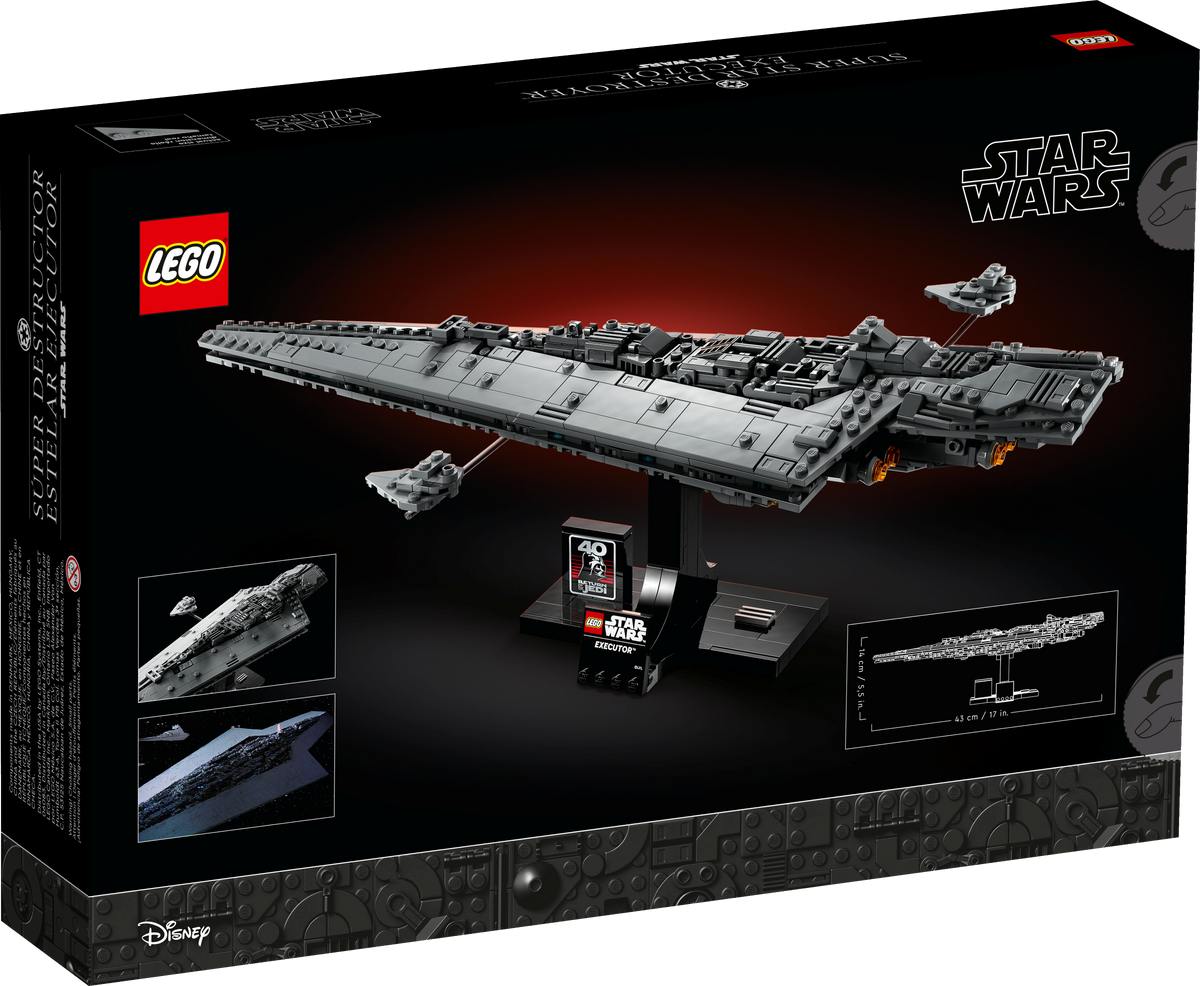LEGO Star Wars Executor Super Star Destroyer 75356 Building Set for Adults (630 Pieces) - View 7