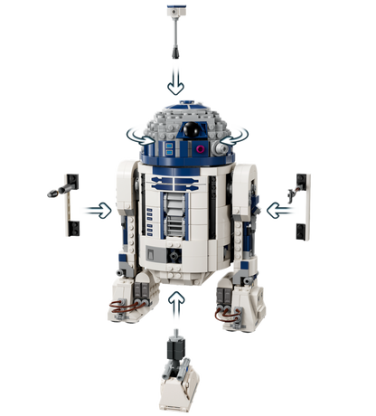 LEGO Star Wars R2-D2 75379 Building Set (1,050 Pieces) - View 4