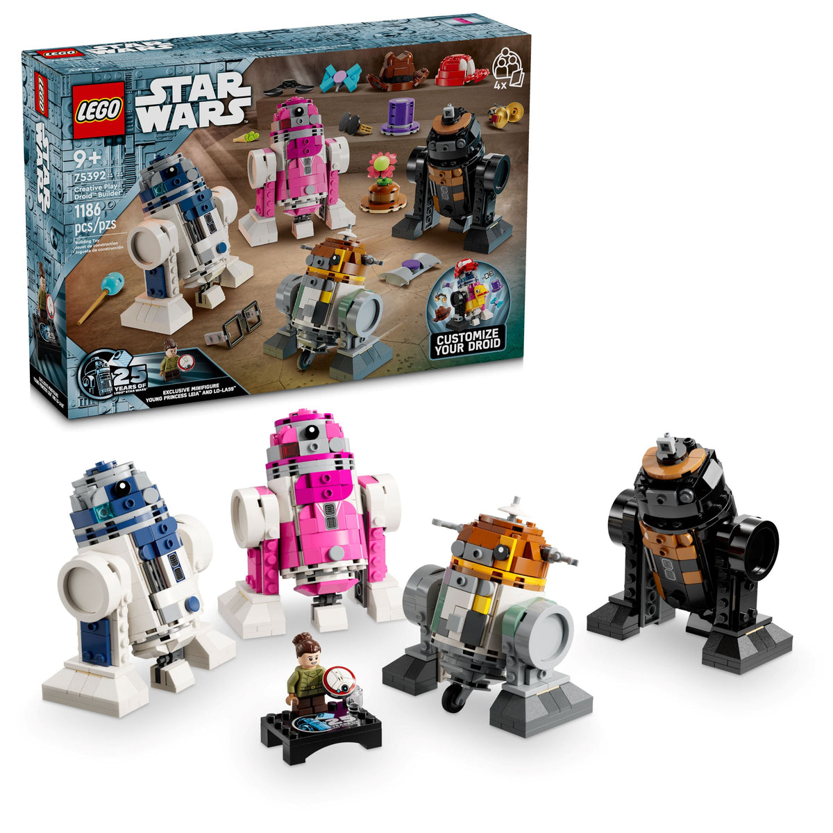 LEGO Star Wars Creative Play Droid Builder Set (1,186 Pieces, Ages 9+) - View 2
