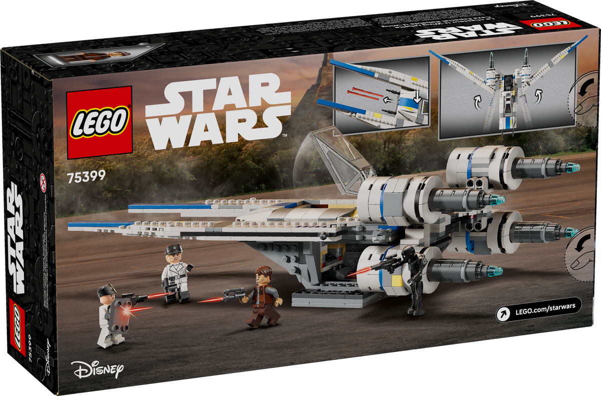 LEGO Star Wars Rebel U-Wing Starfighter 75399 Building Set (594 Pieces) - View 11