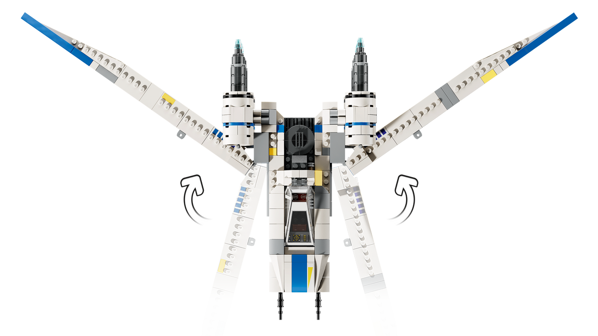 LEGO Star Wars Rebel U-Wing Starfighter 75399 Building Set (594 Pieces) - View 6