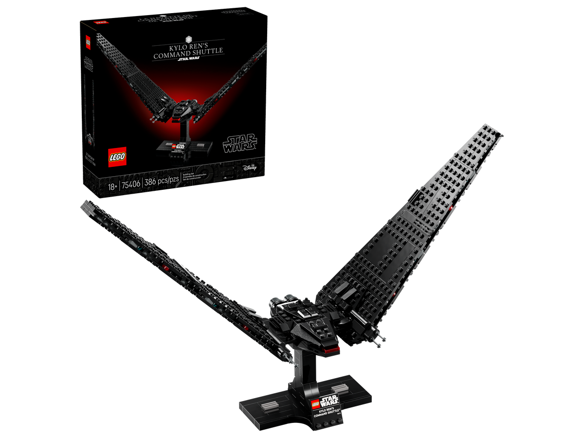 LEGO Star Wars Kylo Ren's Command Shuttle 75406 Building Set for Adults (386 Pieces) - View 2