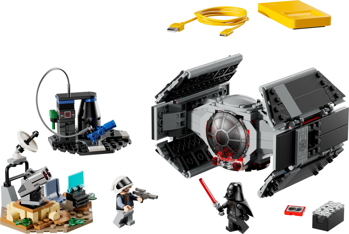 LEGO Star Wars Smart Play: Darth Vader's TIE Fighter 75421 Building Set (473 Pieces)