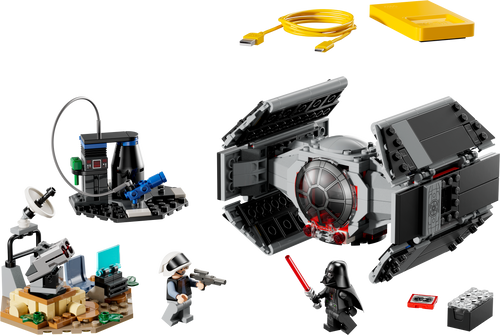 LEGO Star Wars Smart Play: Darth Vader's TIE Fighter 75421 Building Set (473 Pieces)