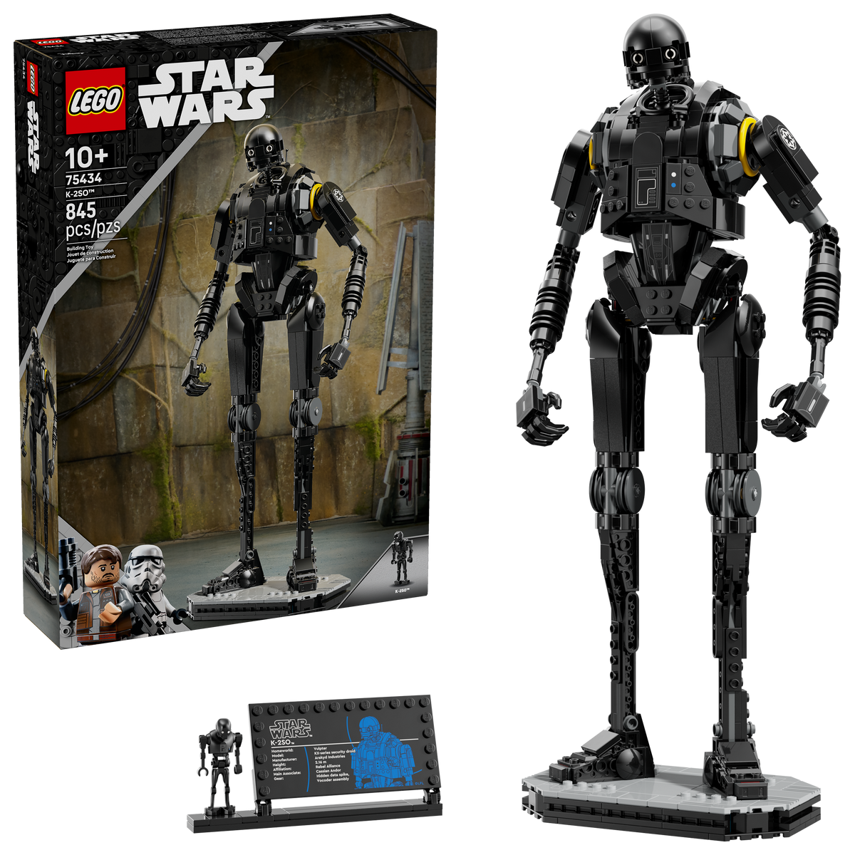 LEGO Star Wars K-2SO Security Droid 75434 Building Set (845 Pieces) - View 2