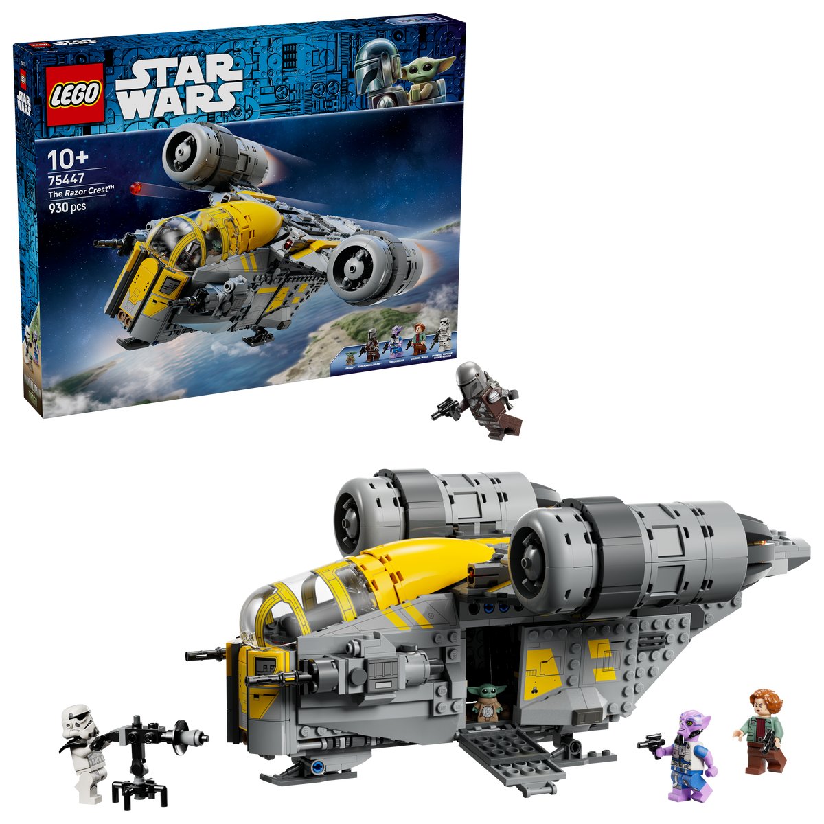 LEGO Star Wars The Razor Crest 75447 Building Set (930 Pieces) - View 2