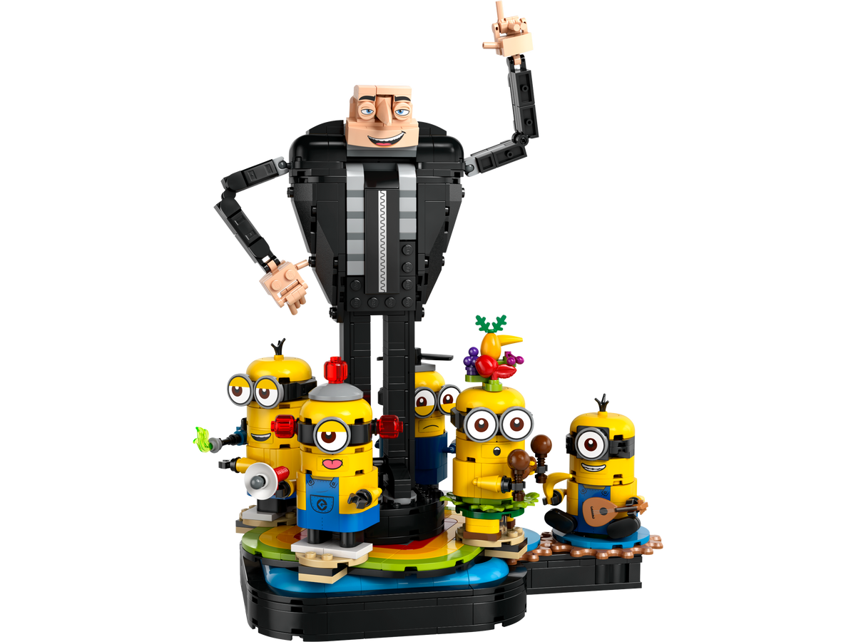 LEGO Despicable Me 4 Brick-Built Gru and Minions Building Set (839 Pieces, Ages 9+)
