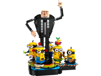 LEGO Despicable Me 4 Brick-Built Gru and Minions Building Set (839 Pieces, Ages 9+)